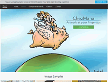 Tablet Screenshot of chezmana.com